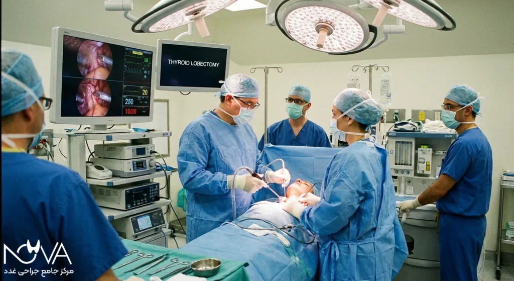 لوبکتومی تیروئید