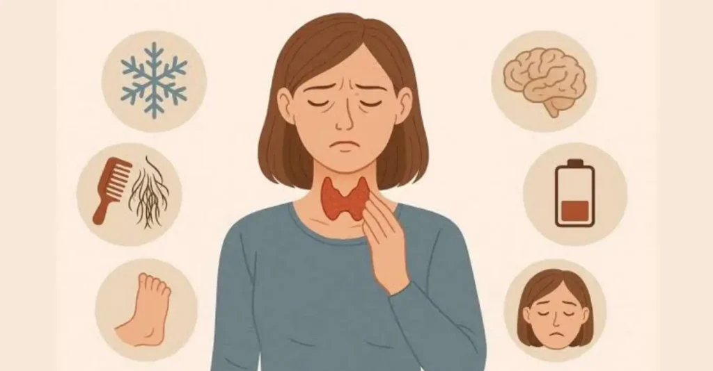 علائم کم کاری تیروئید در زنان در یک نگاه